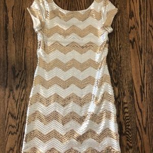 White House black market sequin dress